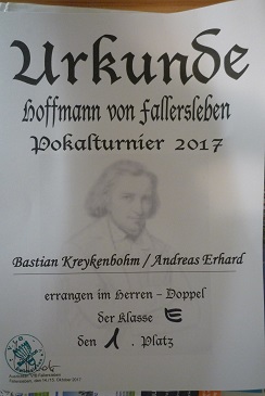Hoffmann von Fallersleben Turnier 2017
